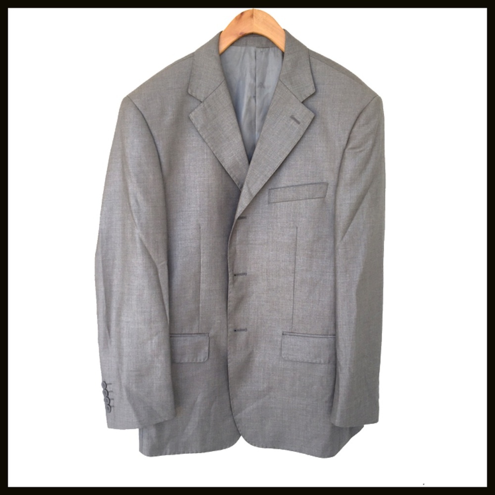 Armani Silver/Grey Mens Jacket Size 48